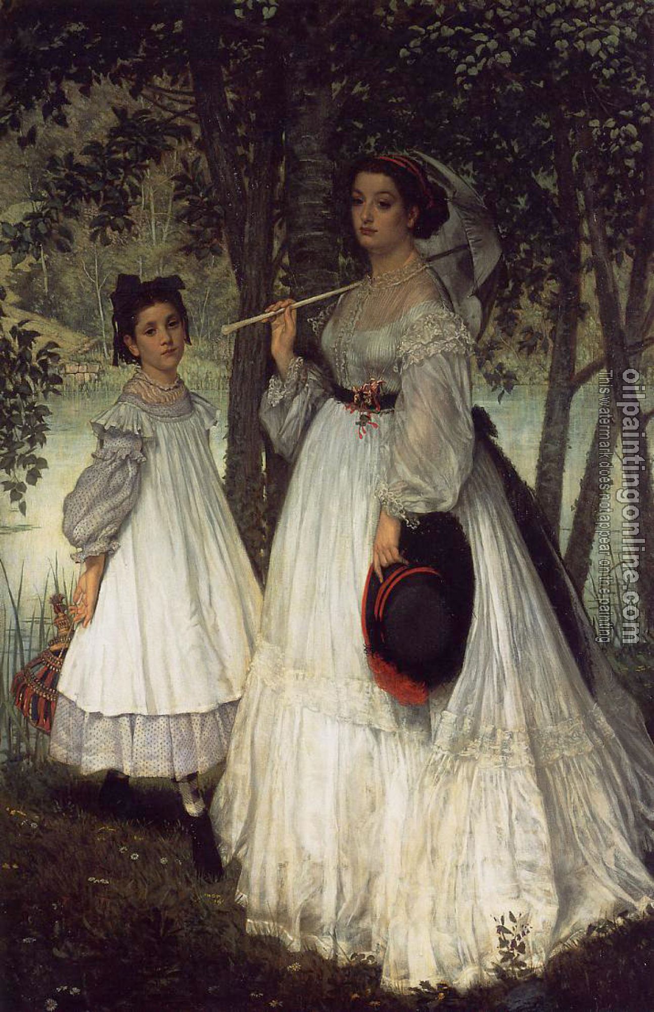 Tissot, James - The Two Sisters Portrait